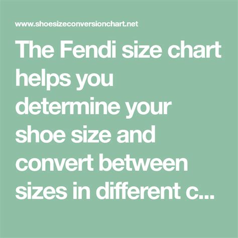 fendi boots size chart|fendi shoes size chart.